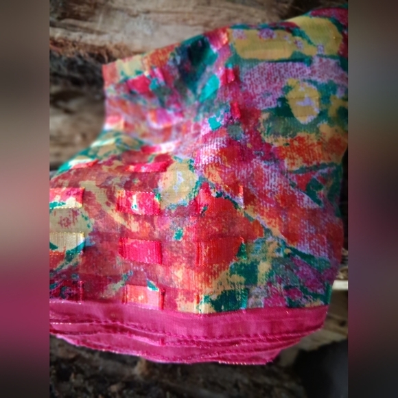 Source Unknown Accessories - Colorful Abstract Print Scarf